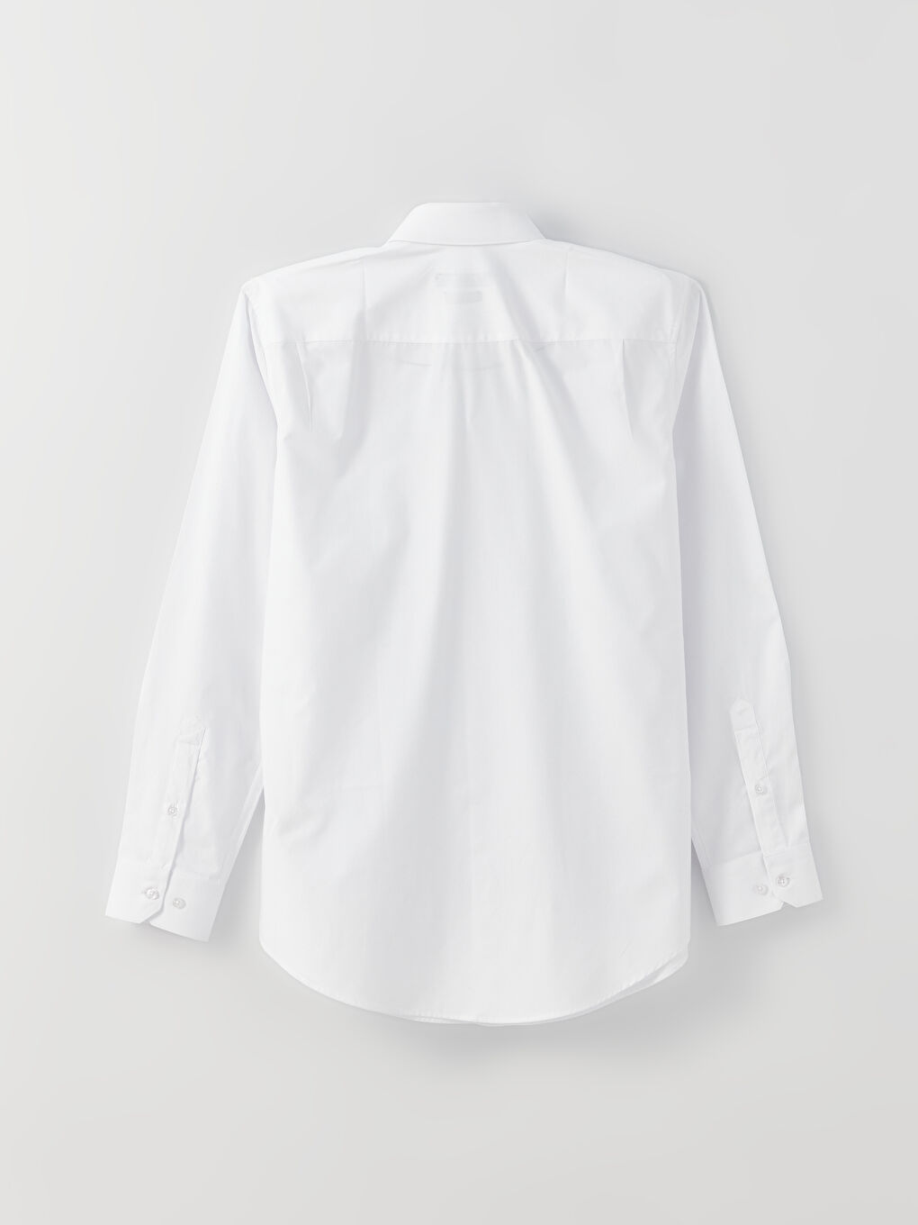 Regular Fit Long Sleeve Poplin Men's Shirt -S3AO28Z8-Q6K