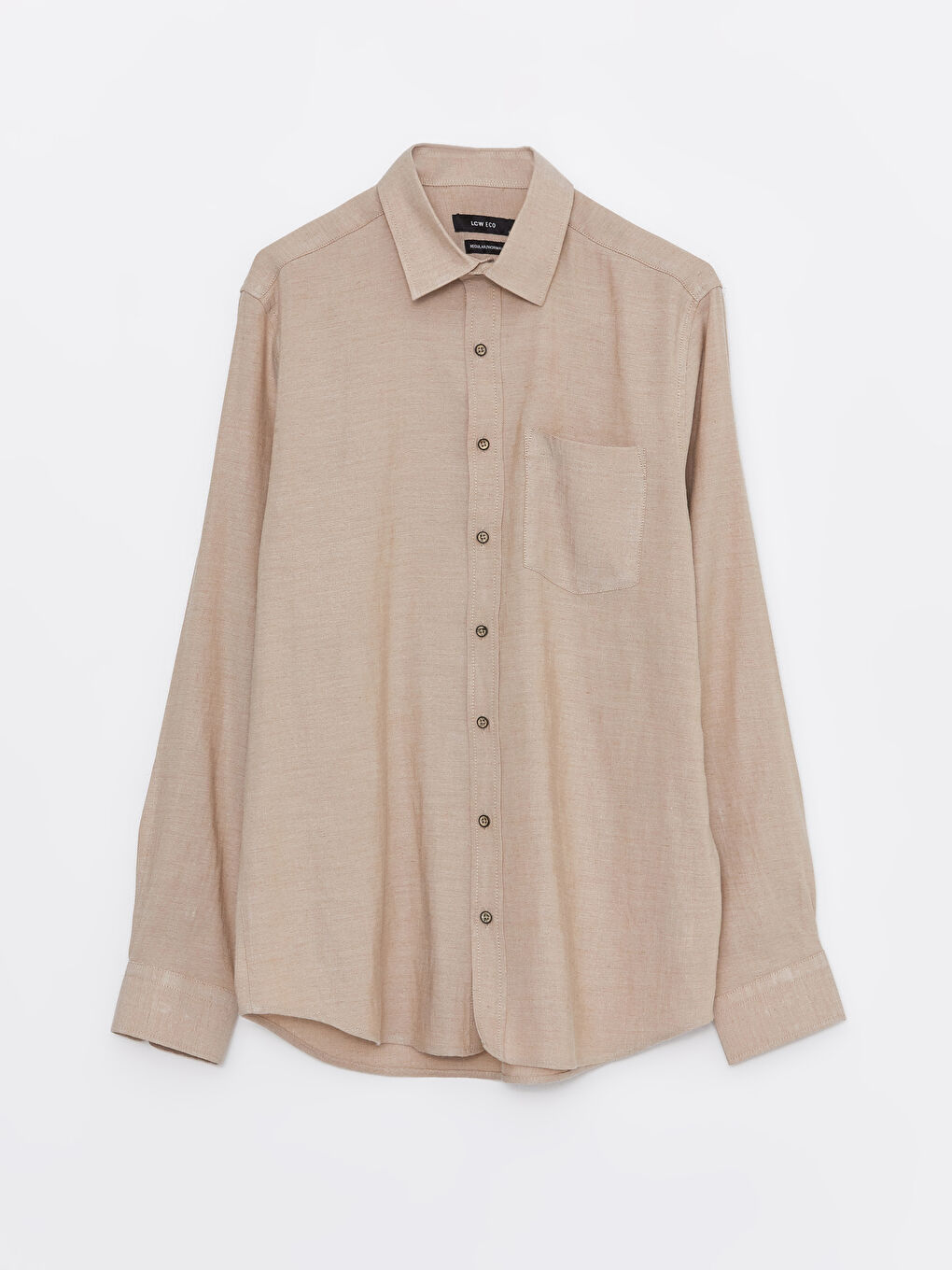 LCW ECO Regular Fit Long Sleeve Men's Shirt -S3AO48Z8-SZV