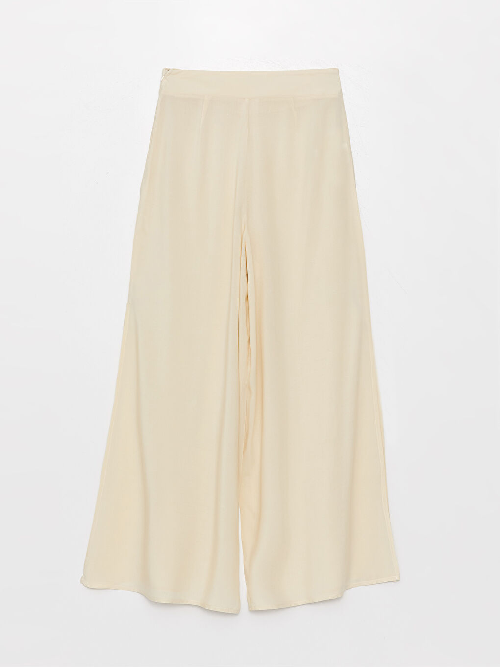 Women's Zip-Front Plain Beach Pants -S3AO72Z8-KNB