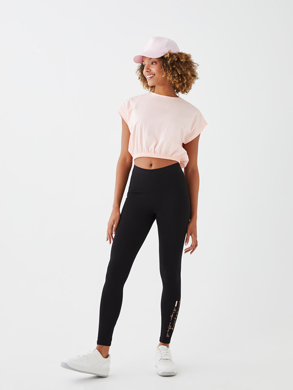 Elastic Waist Printed Women's Tights -S3AP02Z8-E0N