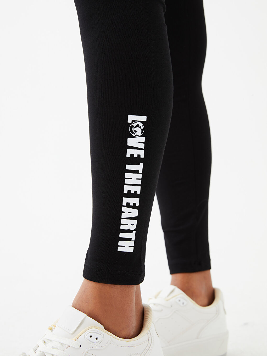 سروال ضيق مطبوع بخصر مطاطي نساء-2