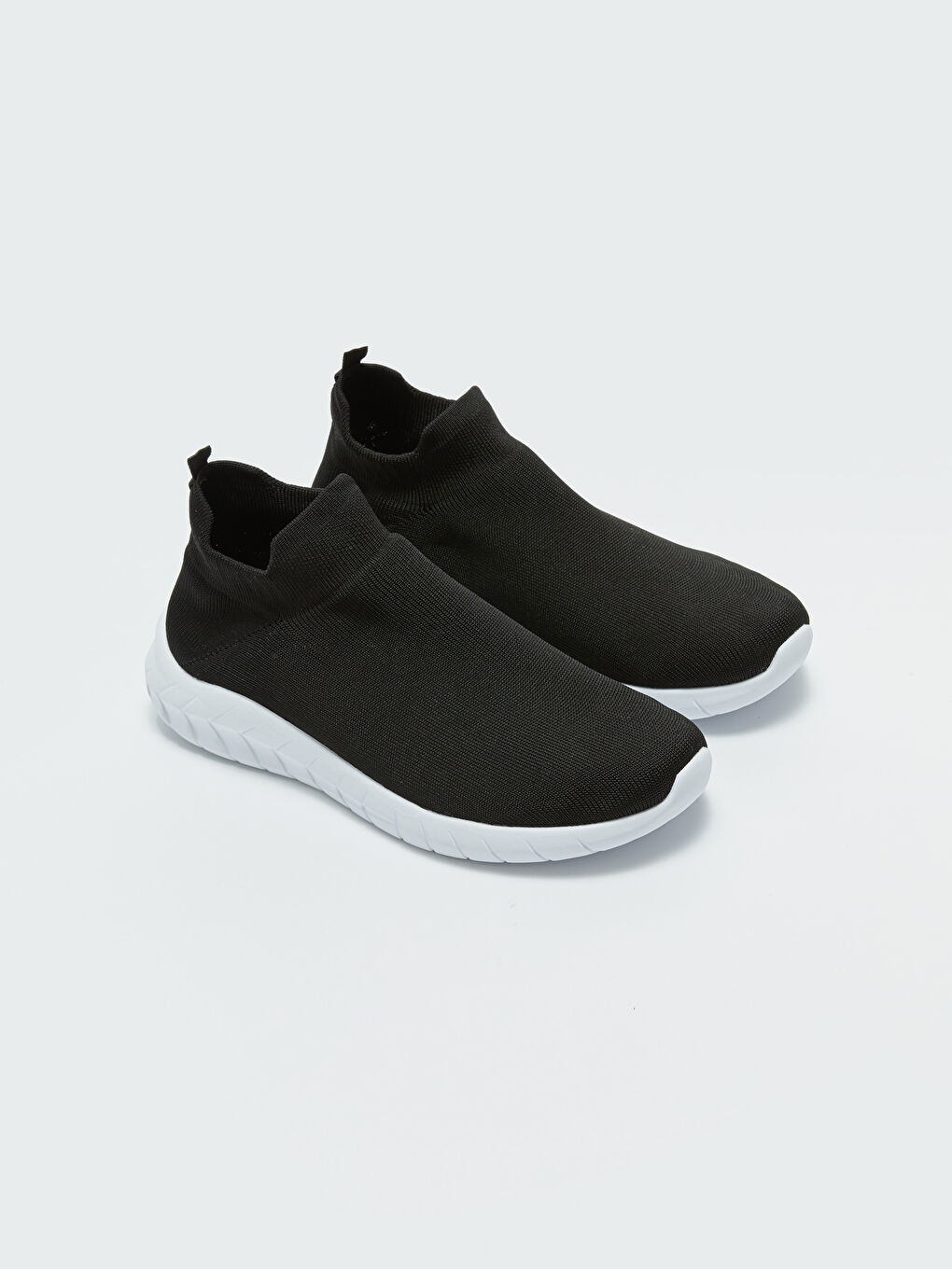 Siyah File Detaylı Erkek Spor Ayakkabı