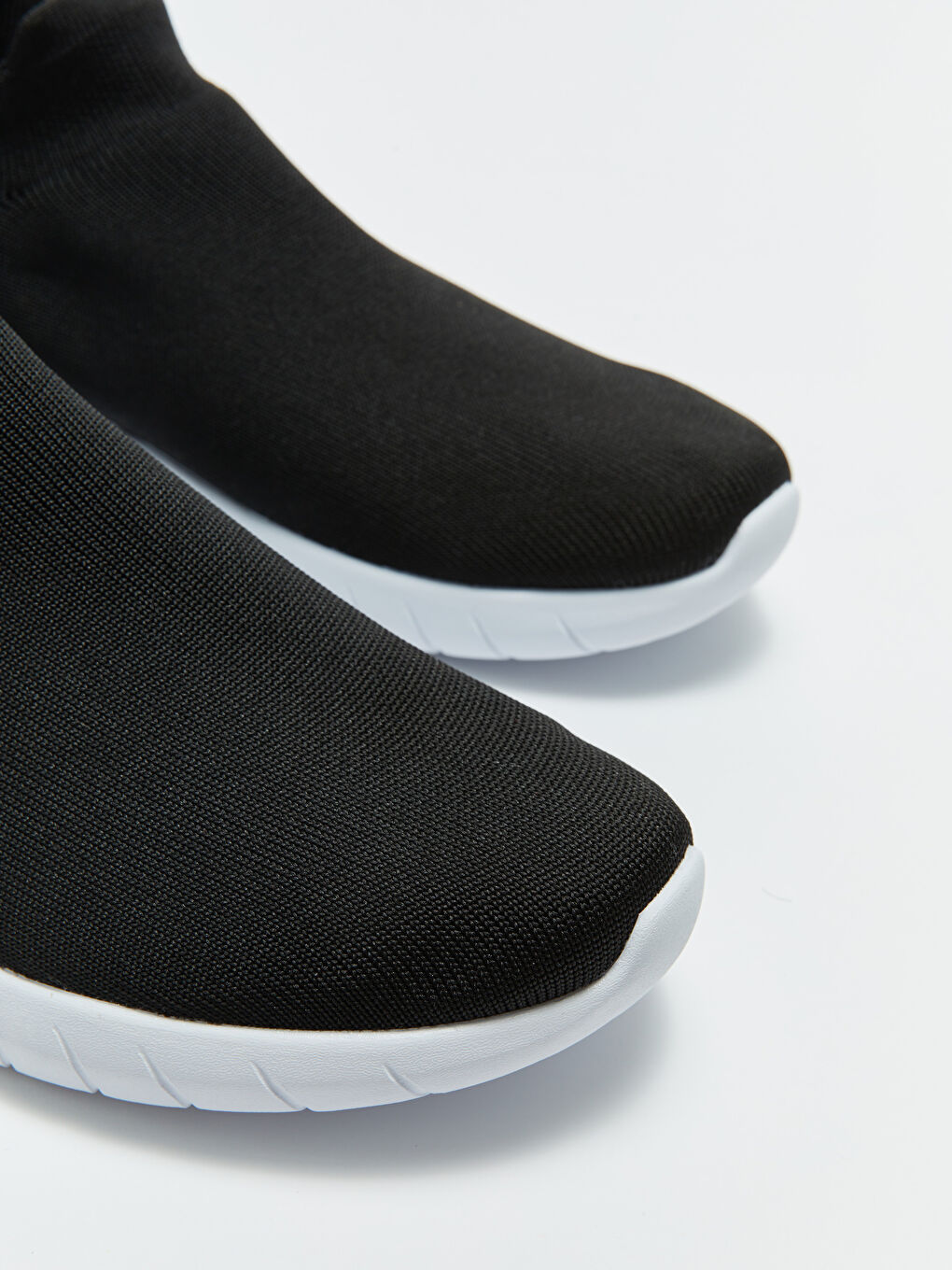 Siyah File Detaylı Erkek Spor Ayakkabı-2