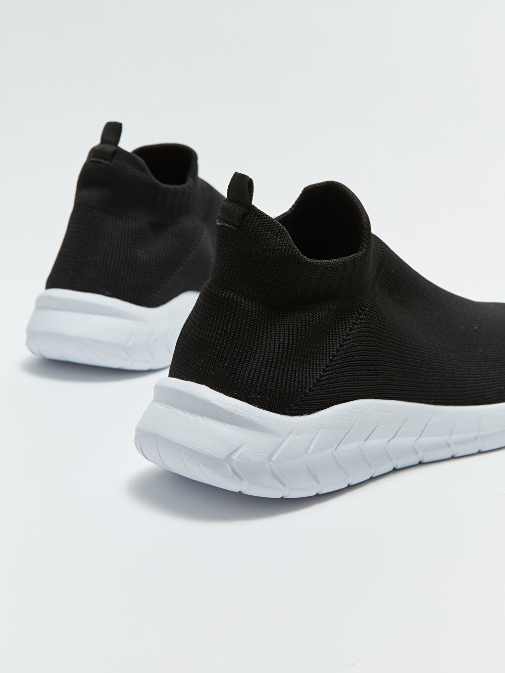 Siyah File Detaylı Erkek Spor Ayakkabı-4