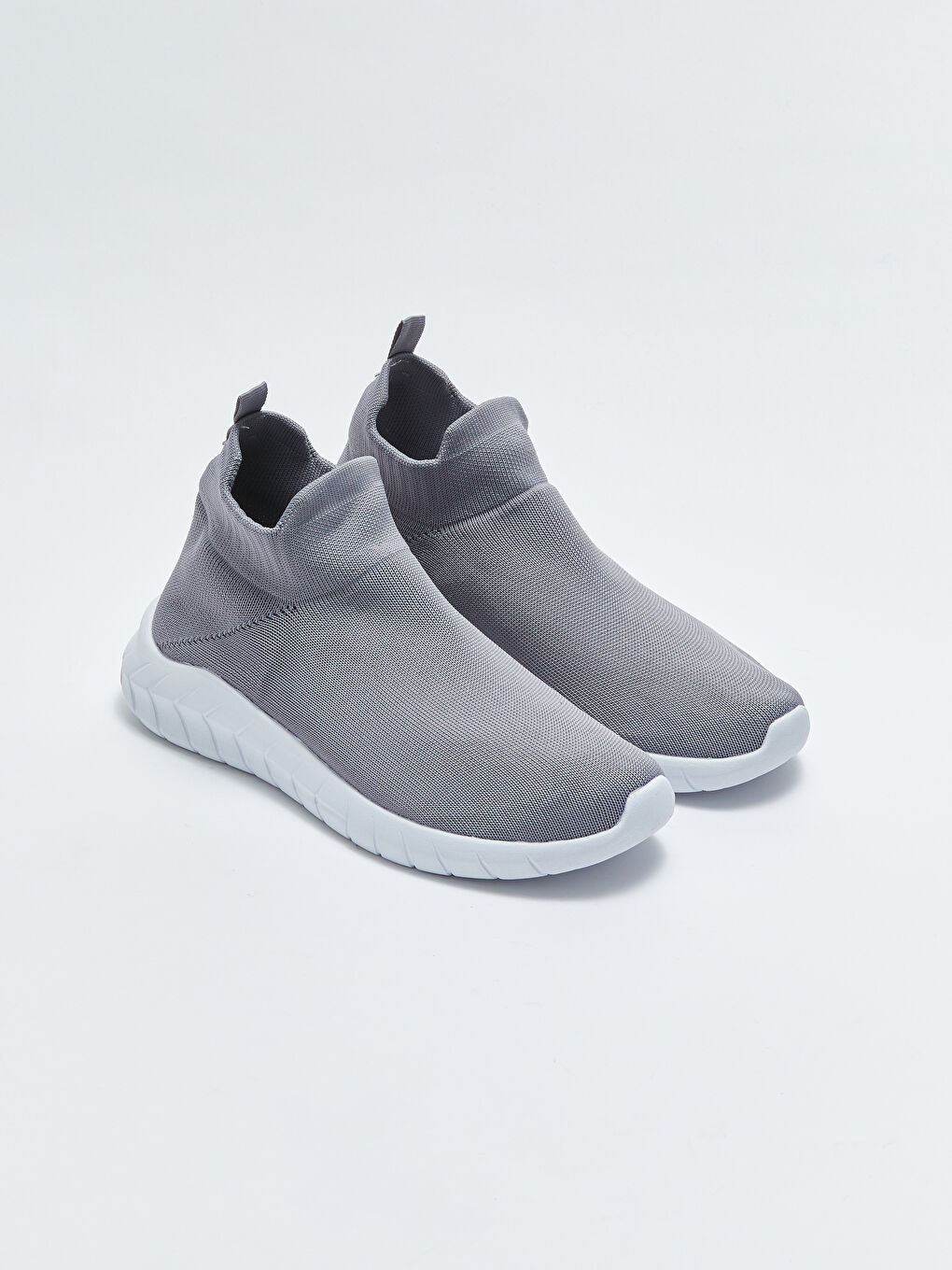 Gri Bilekli Çorap Model Kadın Spor Ayakkabı