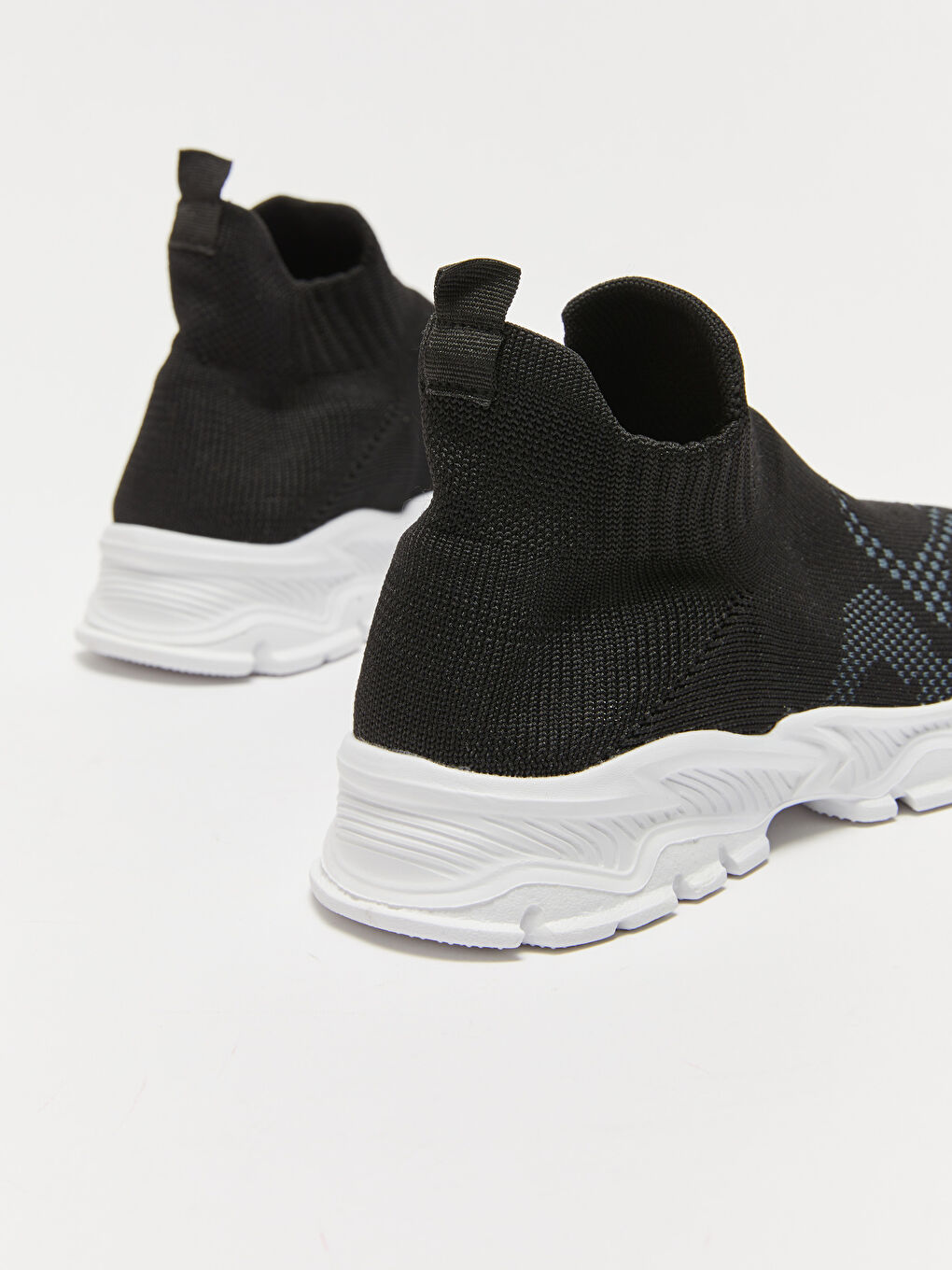 Siyah Bilek Boy Çorap Model Erkek Çocuk Aktif Spor Ayakkabı-4