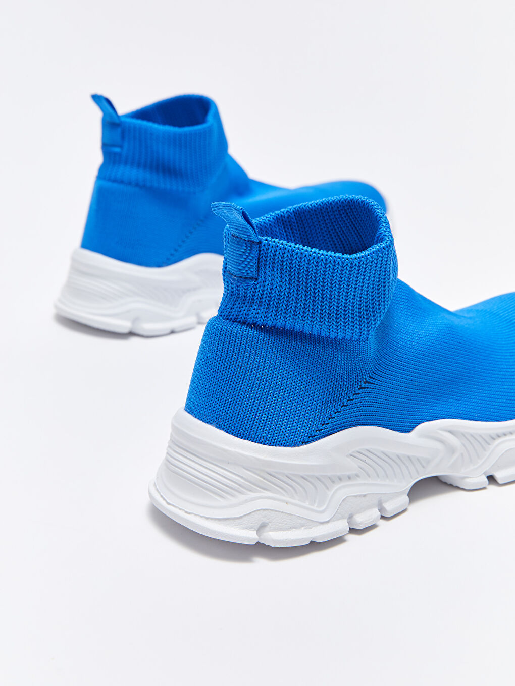 Mavi Bilek Boy Çorap Model Erkek Çocuk Aktif Spor Ayakkabı-4