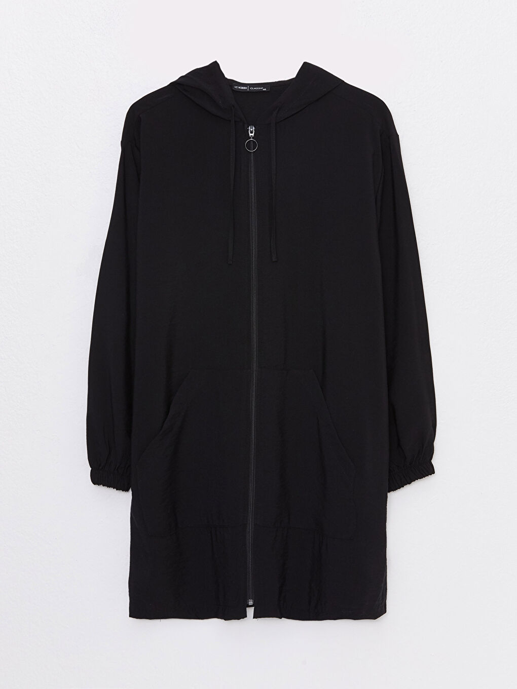 كارديجان مستقيم بكم طويل بكابوش للسيدات-5