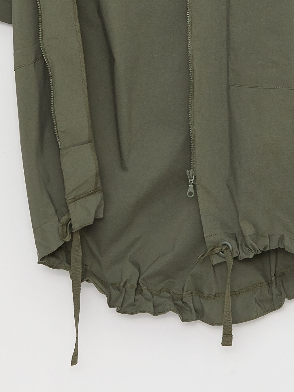 سترة طويلة كم طويل بكابوش للسيدات-7