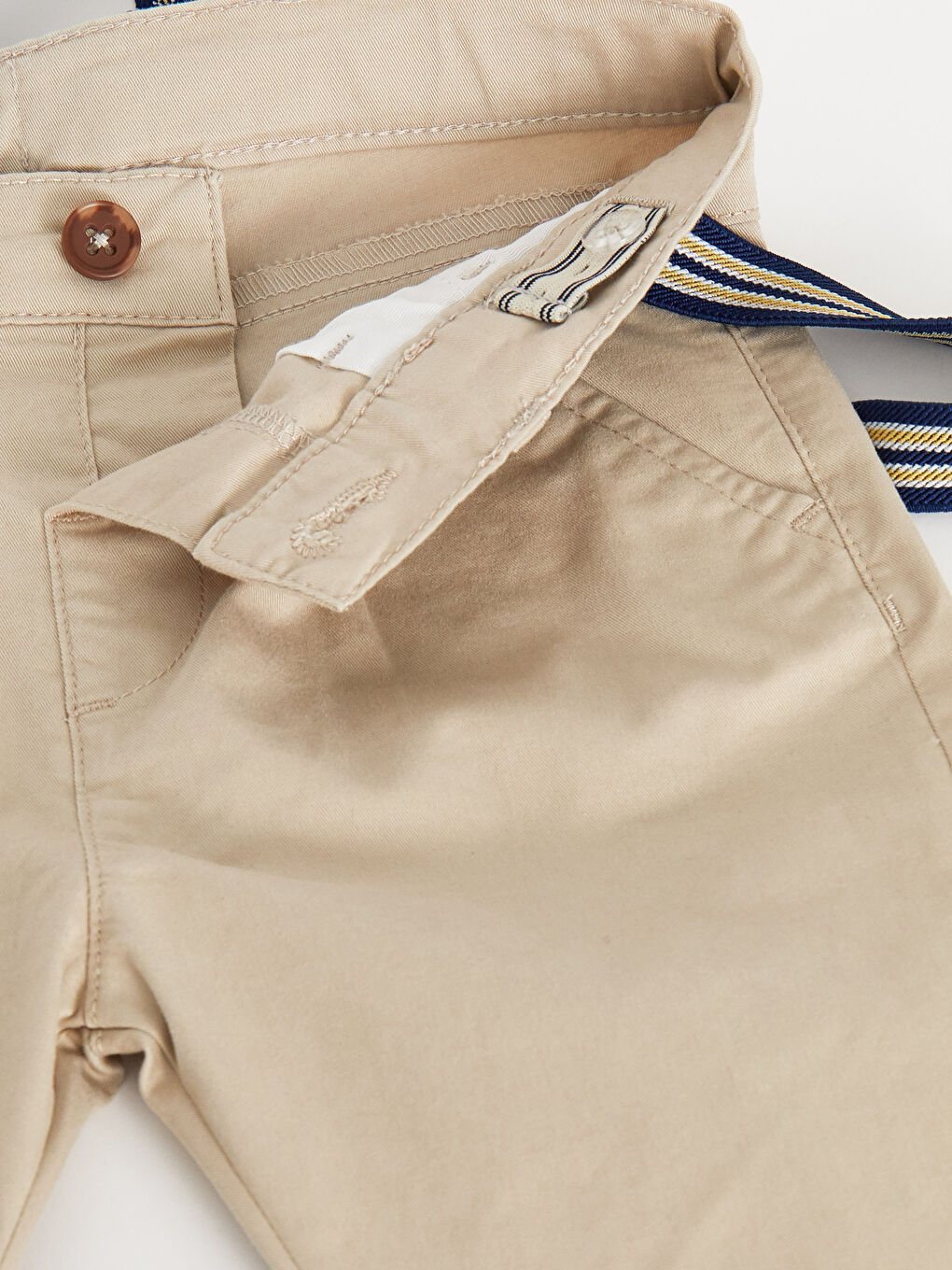 Pantalon Bébé Garçon Basique et Bretelles 2 Pièces-2