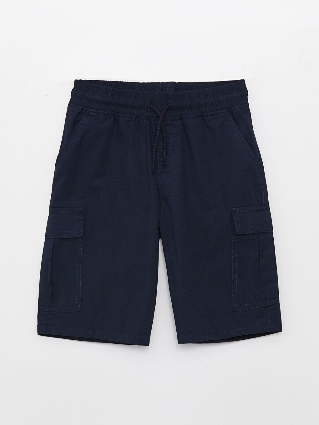 Ұлдарға арналған кең серпімді белдік карго шорты-2