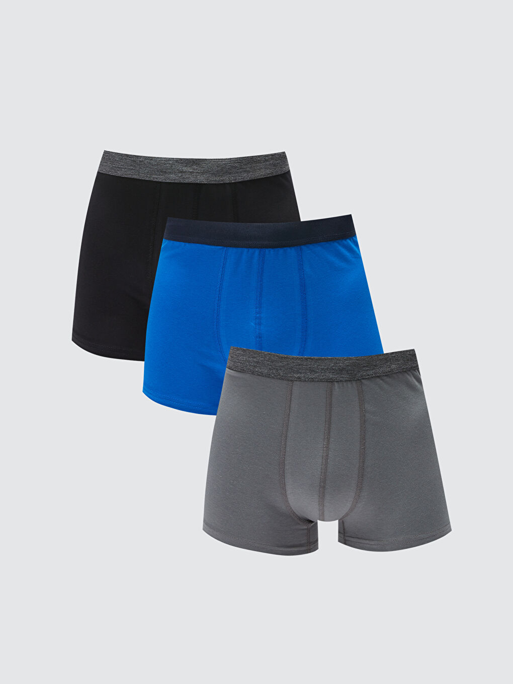 Standard Fit Cotton Flexible Men's Boxer 3-Piece -S3AP32Z8-M0T