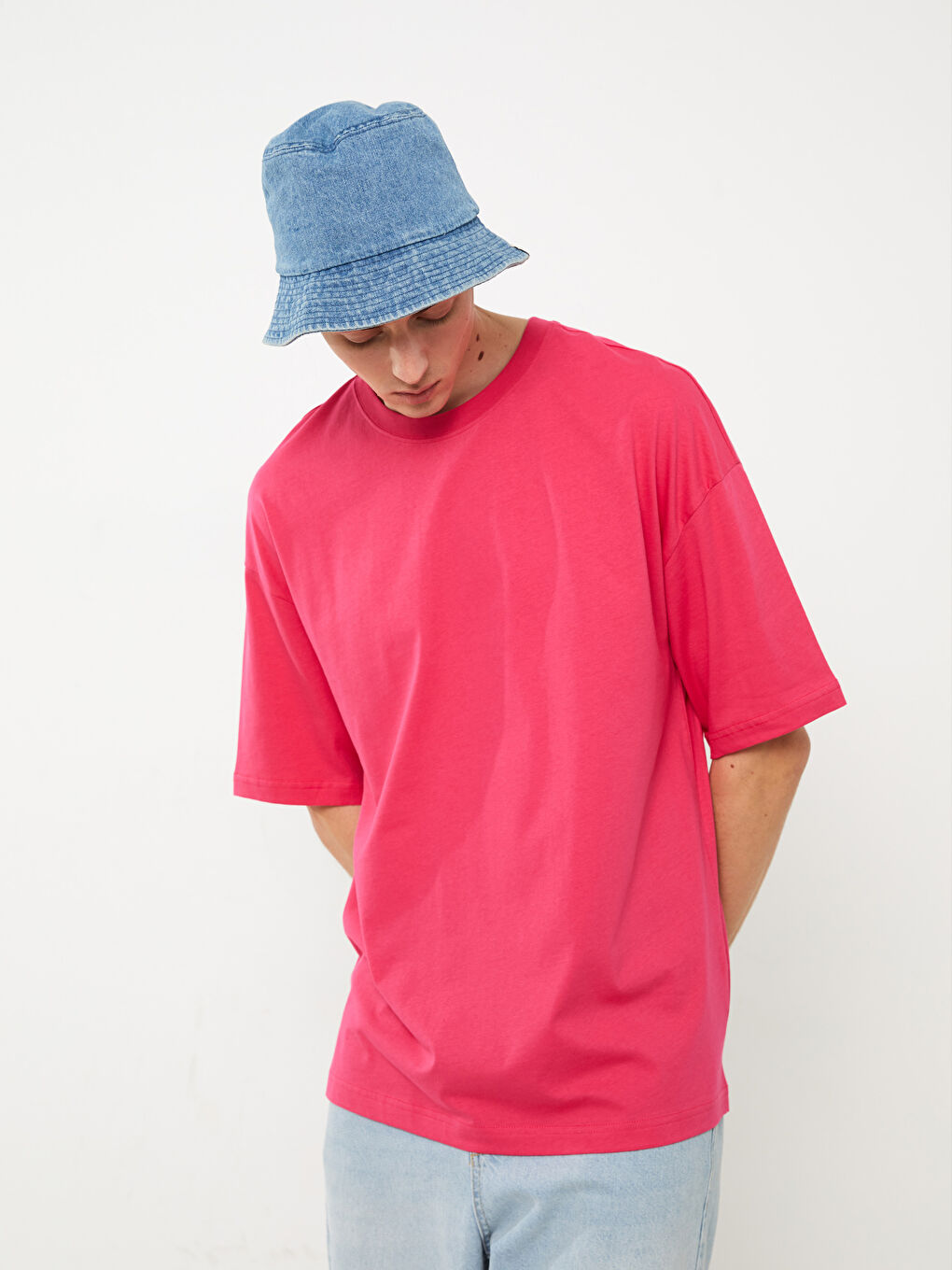 Crew Neck Jersey Men's T-Shirt-1