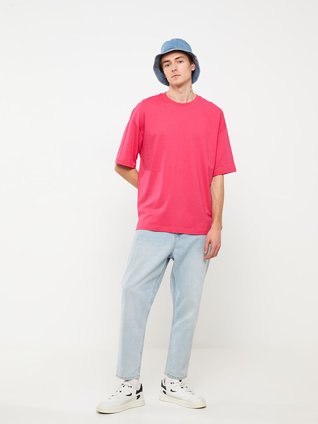 Crew Neck Jersey Men's T-Shirt-2