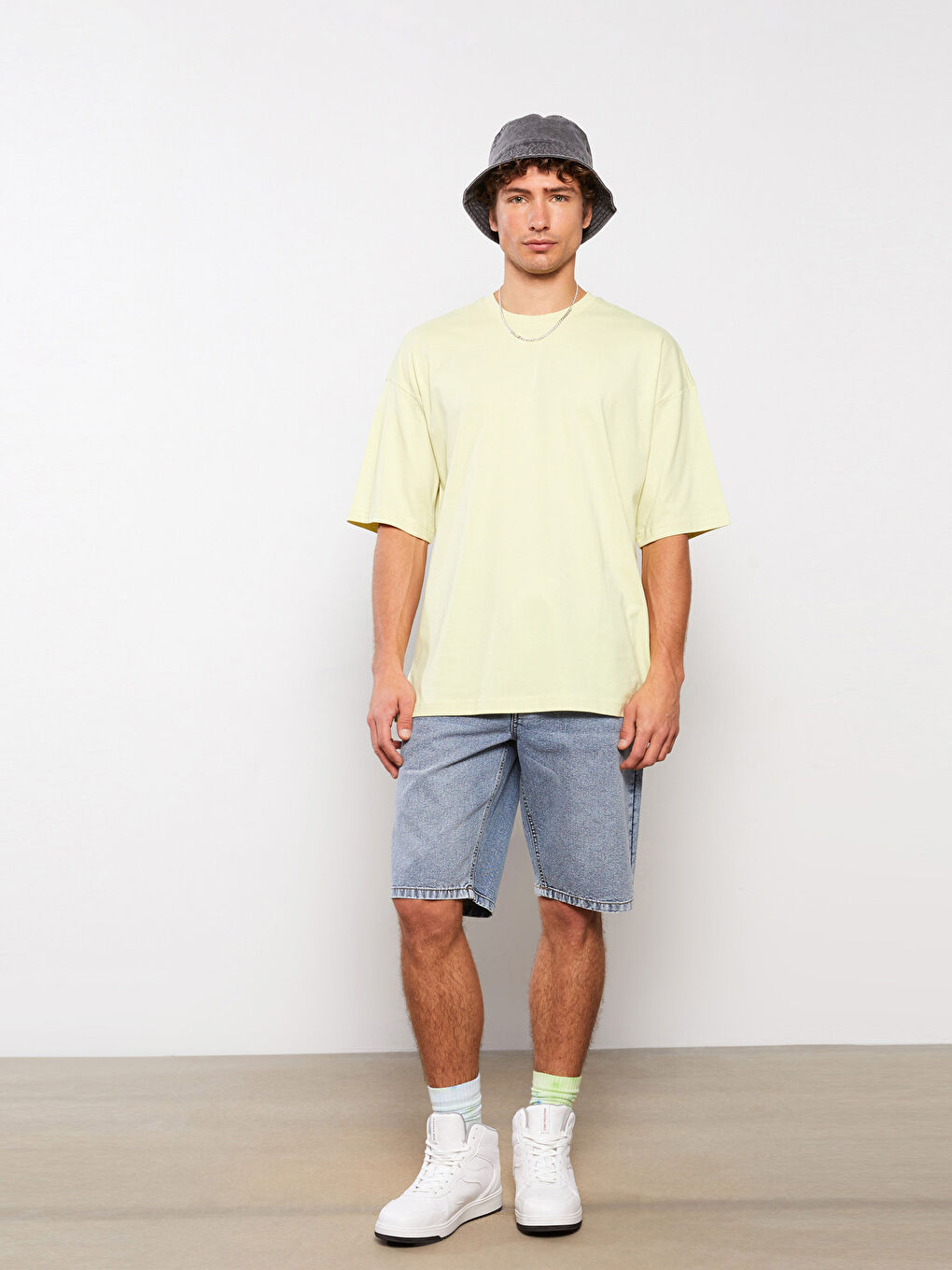 Crew Neck Jersey Men's T-Shirt-1