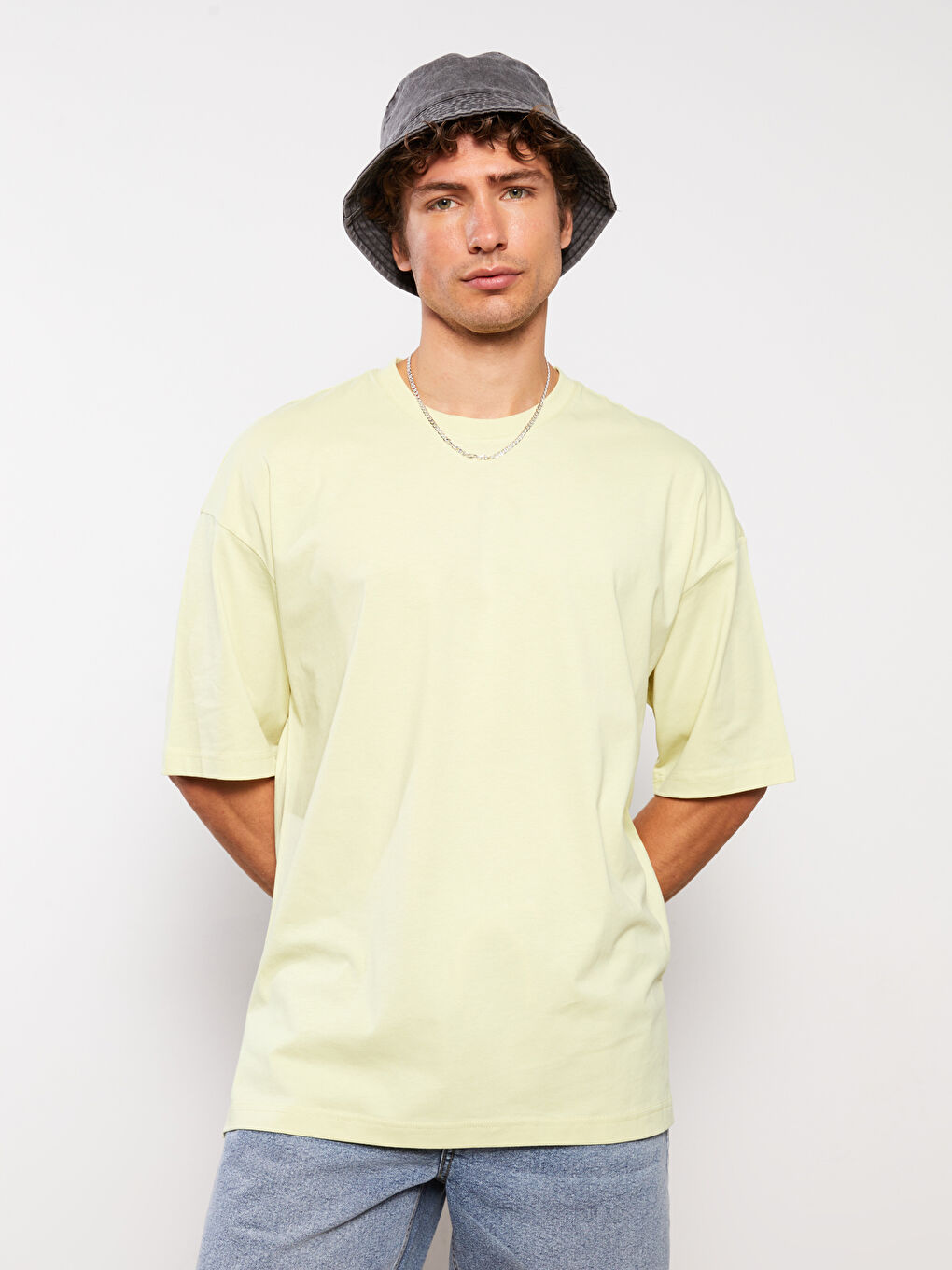 Crew Neck Jersey Men's T-Shirt-2