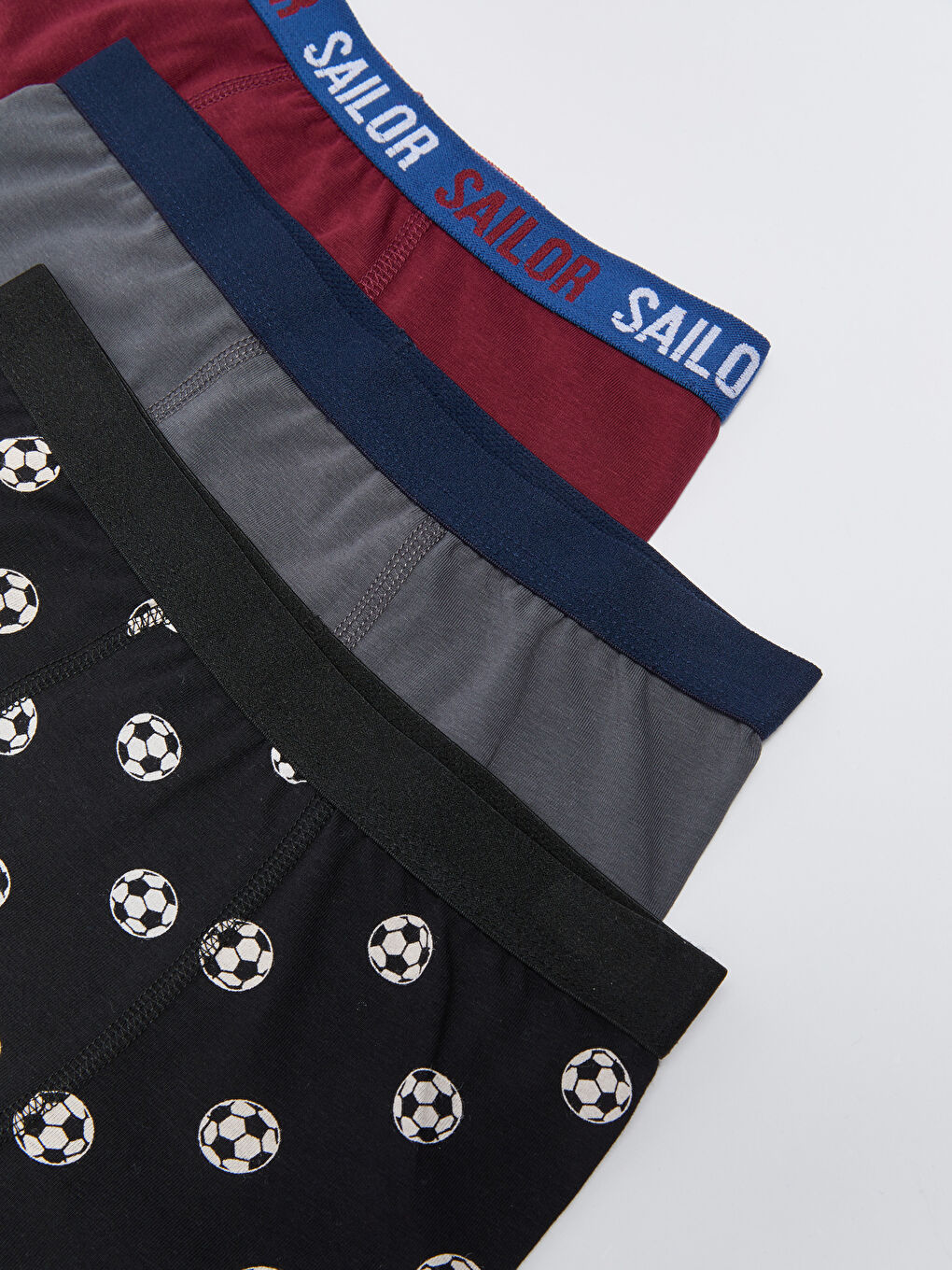 Baskılı Pamuklu Erkek Çocuk Boxer 3'lü-2