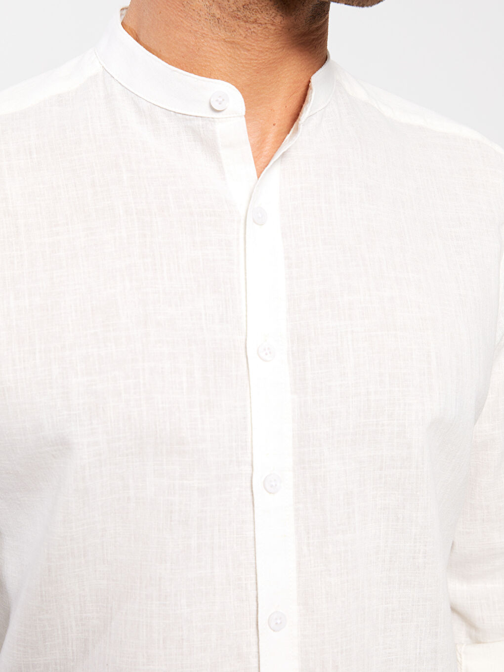 SOUTHBLUE Regular Fit Long Sleeve Linen Blend Men's Shirt -S3AQ07Z8-R9J