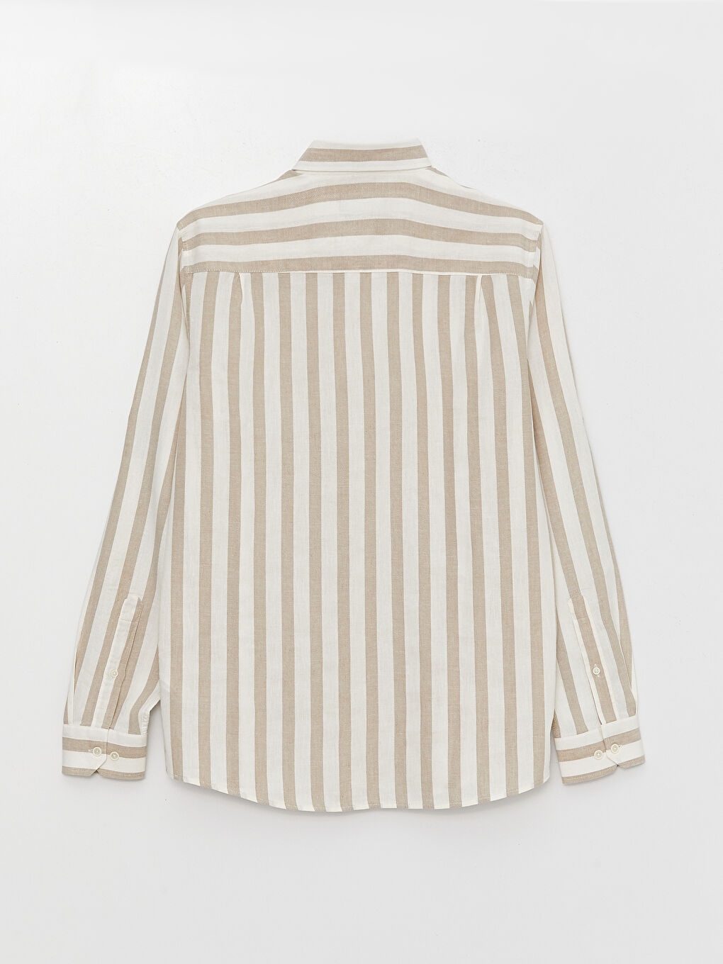 SOUTHBLUE Regular Fit Long Sleeve Striped Linen Blend Men's Shirt -S3AQ16Z8-LE8