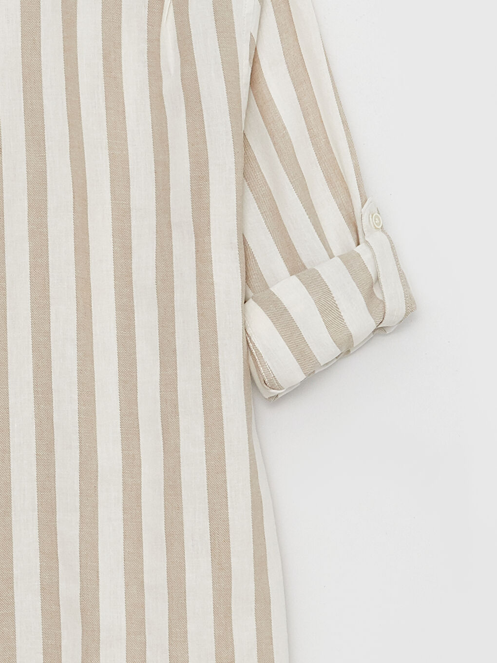 SOUTHBLUE Regular Fit Long Sleeve Striped Linen Blend Men's Shirt -S3AQ16Z8-LE8