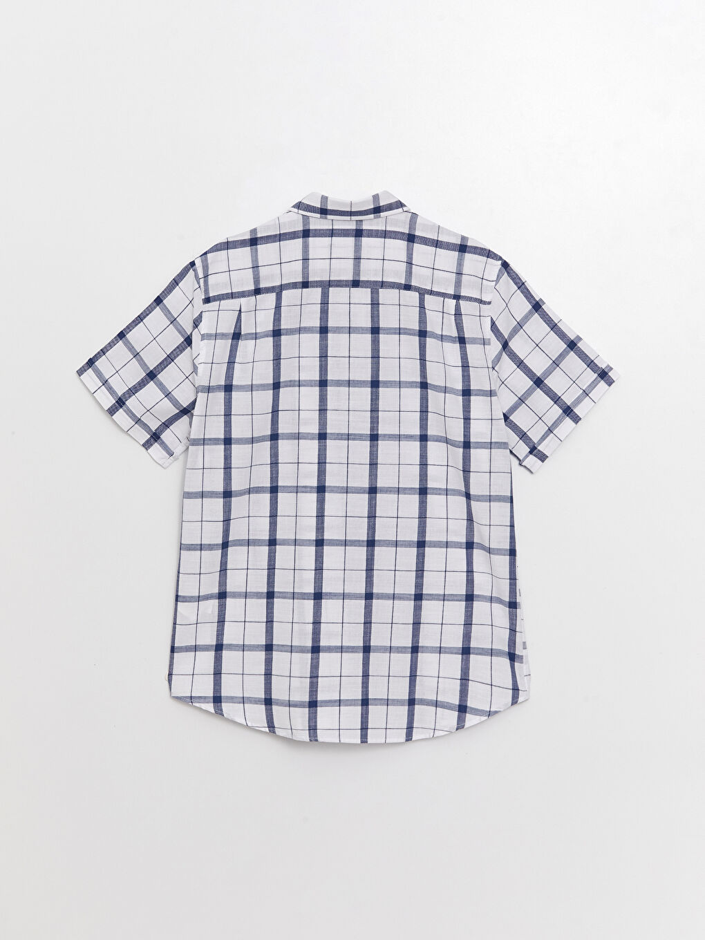 LCWAIKIKI Classic Regular Fit Short Sleeve Plaid Poplin Men's Shirt -S3AQ21Z8-LPT