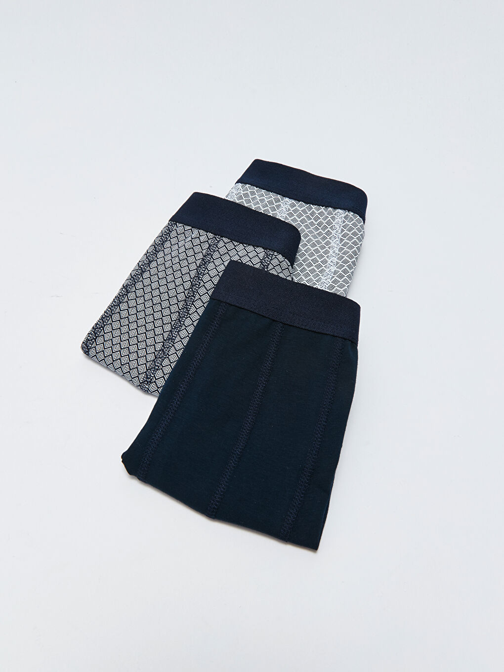 Комплект из 3-х штук мужских боксеров стандартного кроя из эластичного хлопка-1