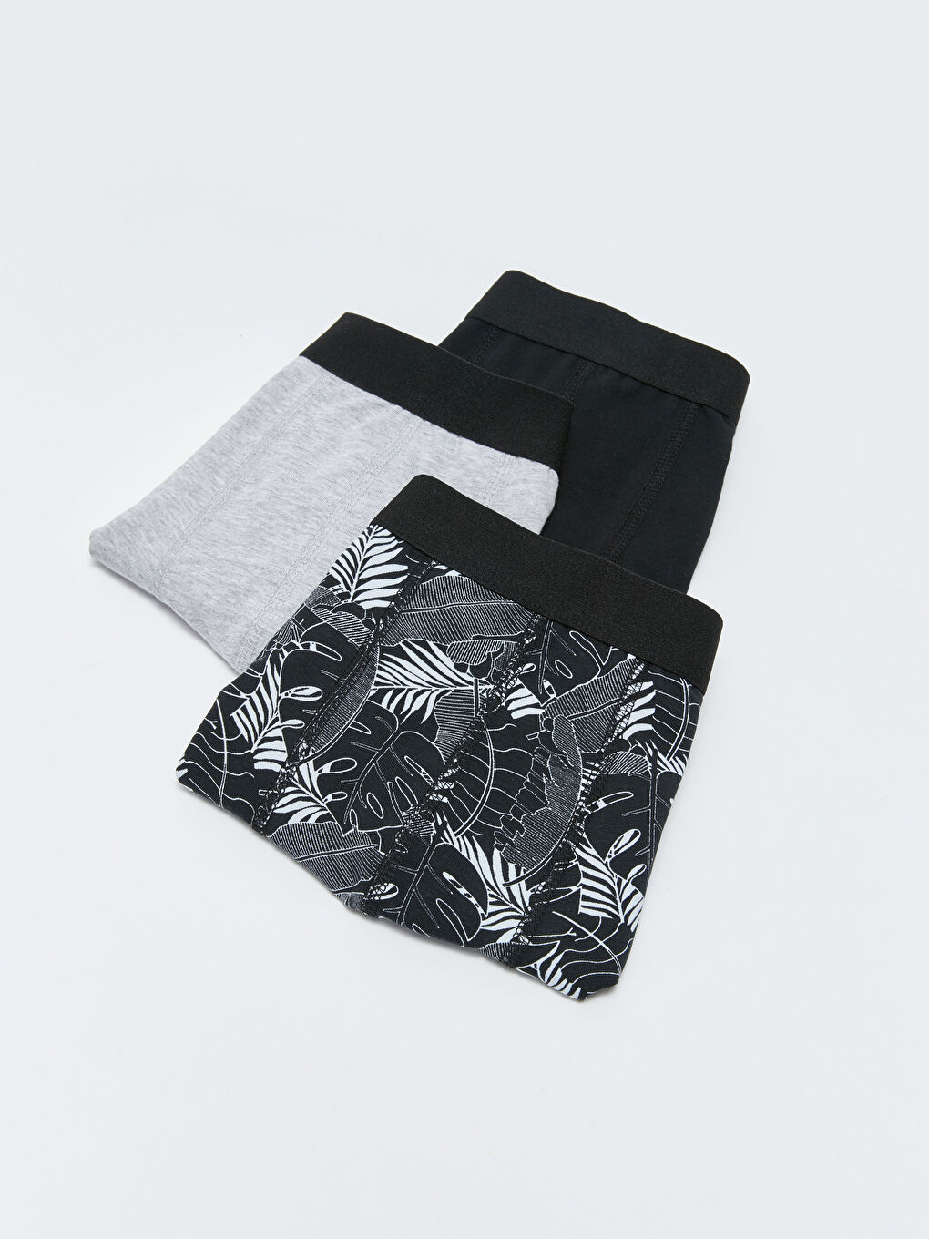 Ерлерге арналған стандартты пішім мақта-стрейч боксер 3 данадан тұратын-1