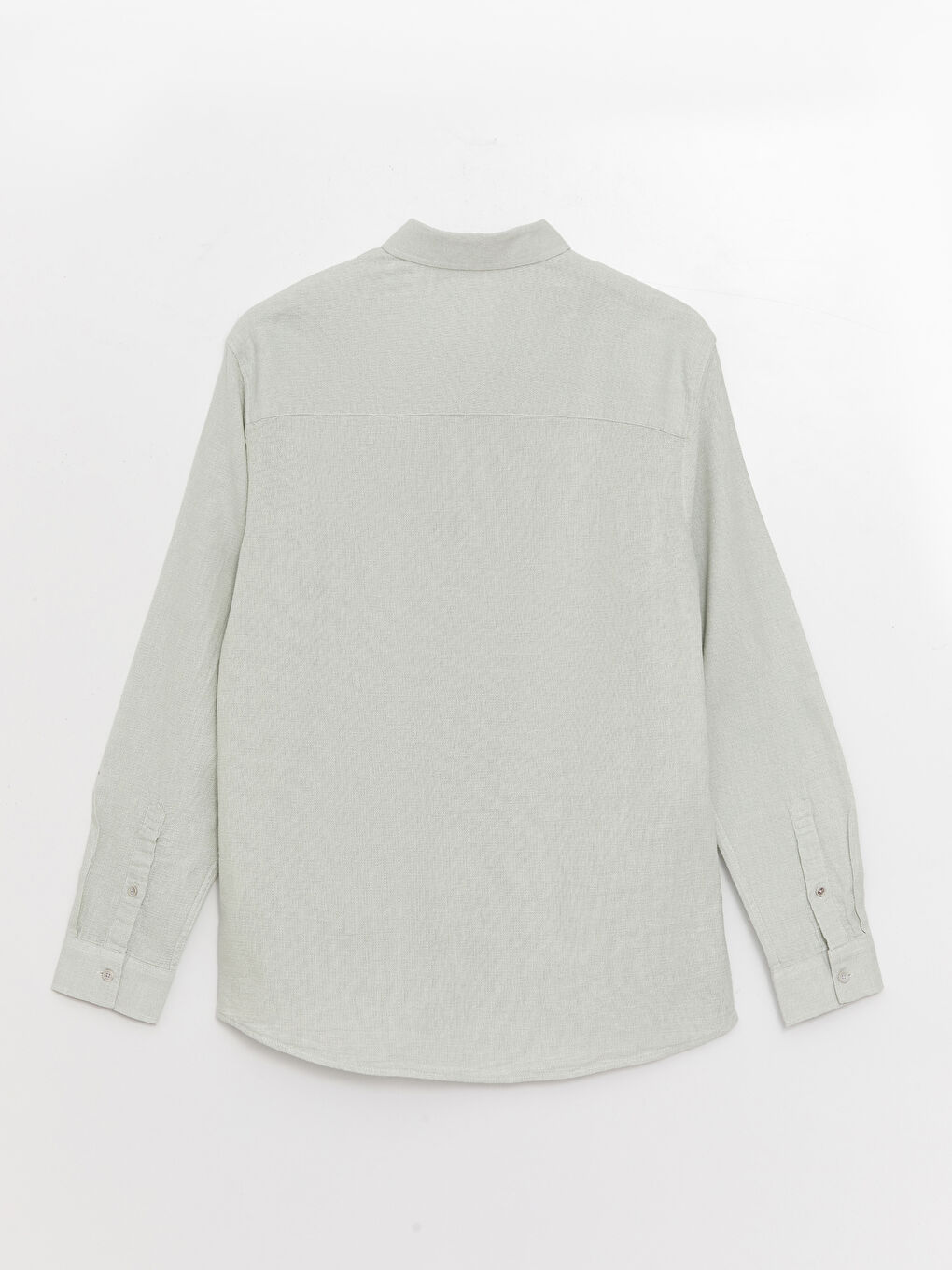 Рубашка из ткани Добби с длинным рукавом стандартного кроя для мужчин-7