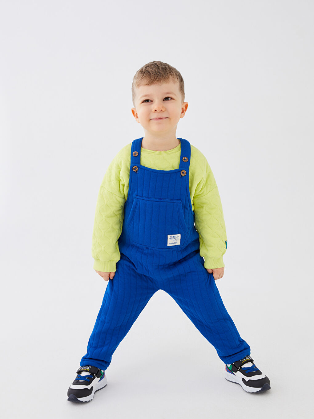 Mavi Basic Erkek Bebek Salopet-1