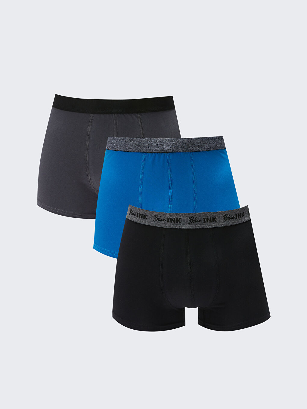 Standard Fit Cotton Flexible Men's Boxer 3-Piece -S3AR37Z8-M0T