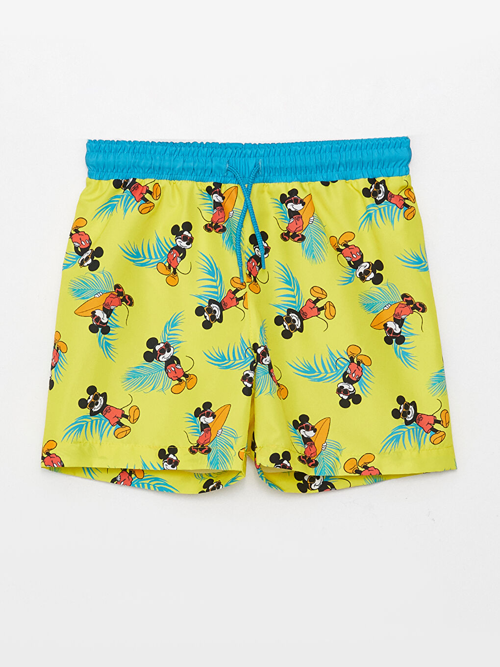 Mickey Mouse Printed Quick Drying UV Protected Boys' Swim Shorts -S3AR46Z4-LUG