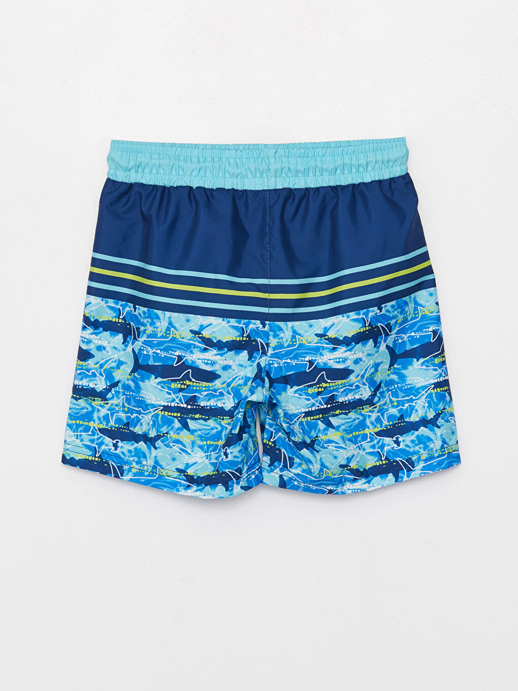 Printed Quick Dry Boys' Swim Shorts -S3AR53Z4-LQQ