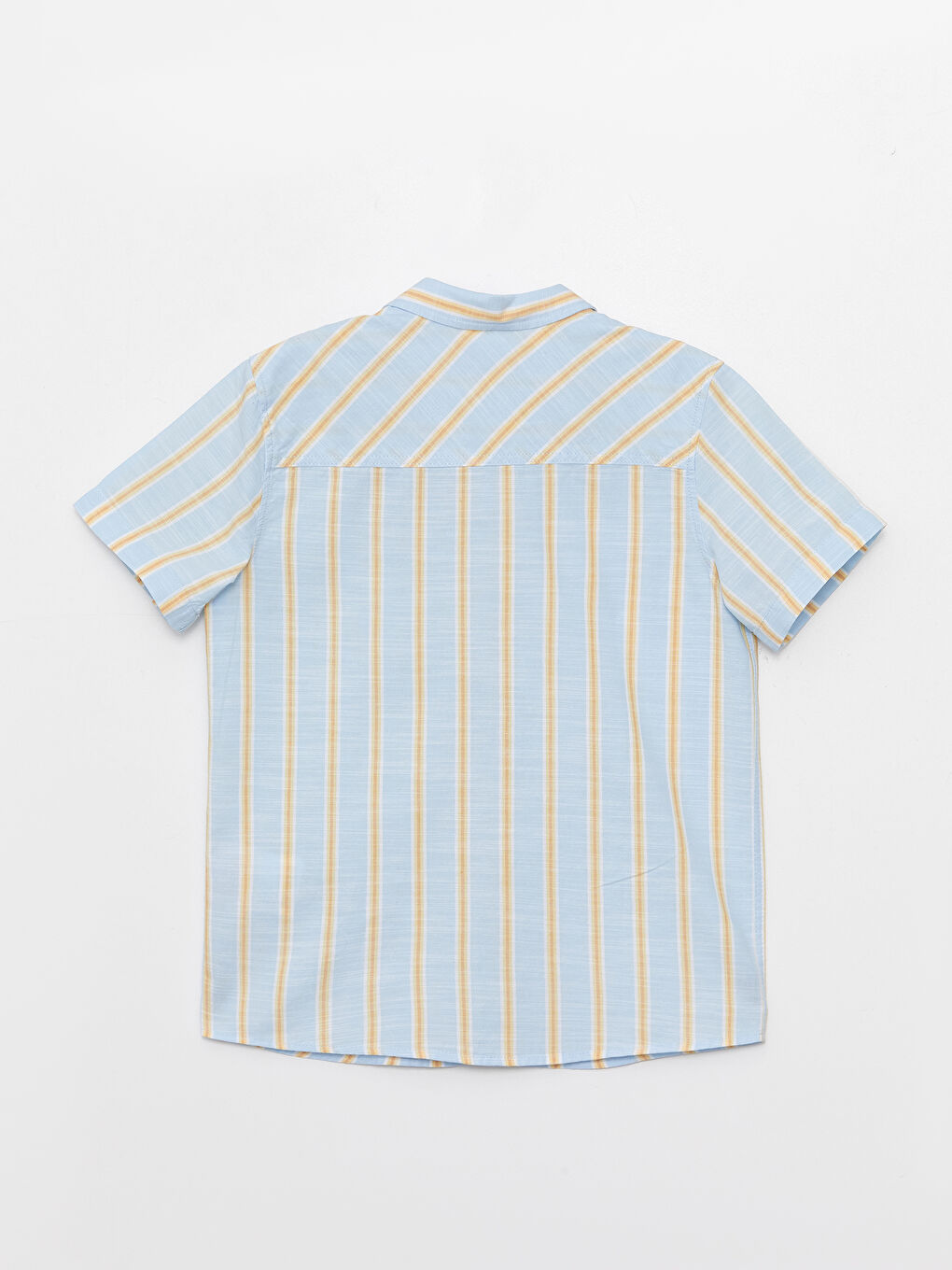 Striped Short Sleeve Boys' Shirt -S3AR92Z4-LEN