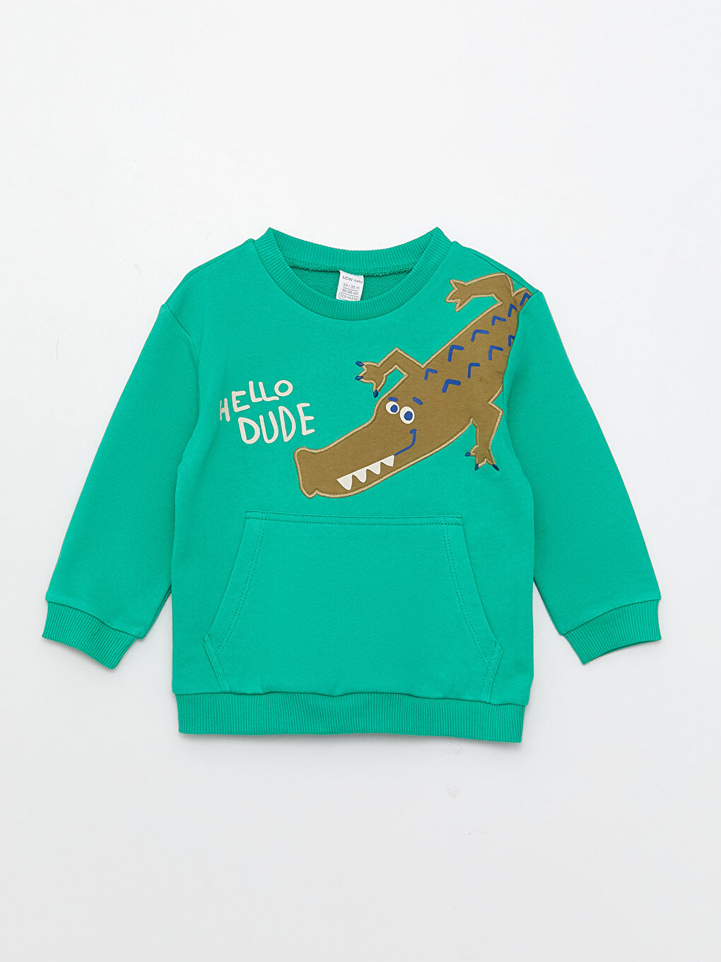 Sweat-shirt bébé garçon imprimé à manches longues et col rond-3