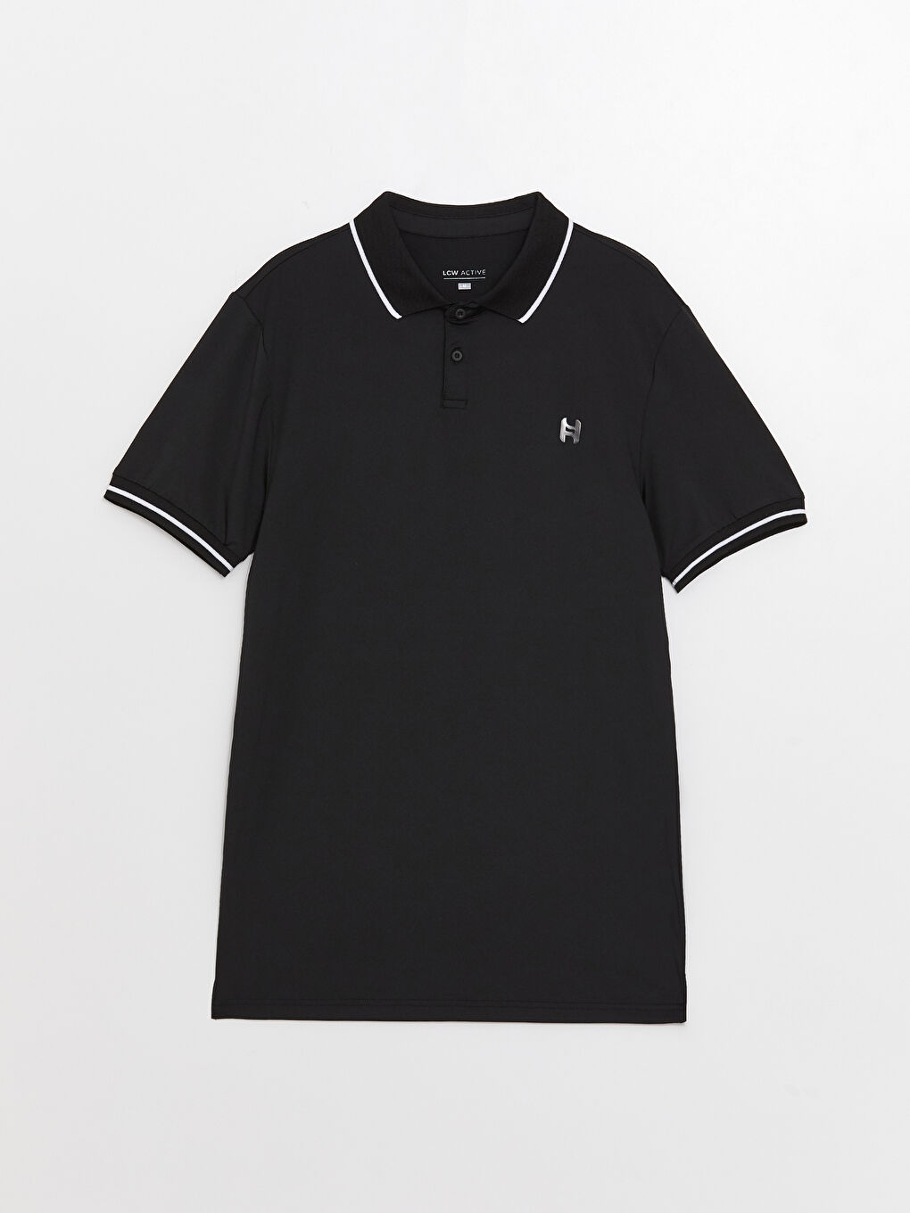 Polo Neck Short Sleeve Men's Sports T-Shirt-5