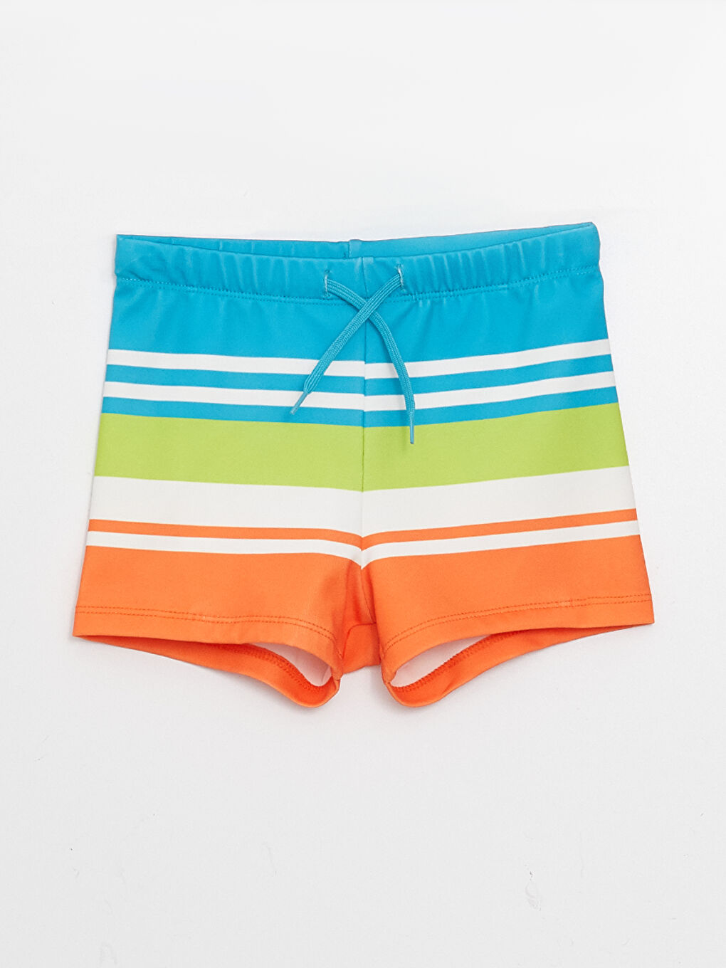 Mavi Hızlı Kuruyan UV Korumalı Erkek Çocuk Deniz Şortu