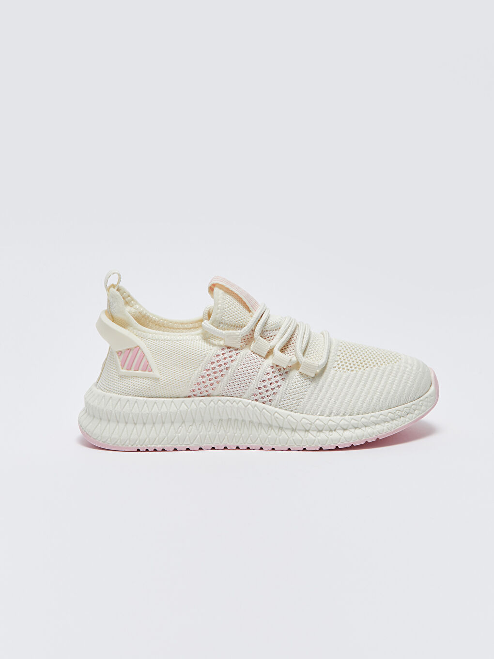 Pembe File Detaylı Kadın Spor Ayakkabı-1