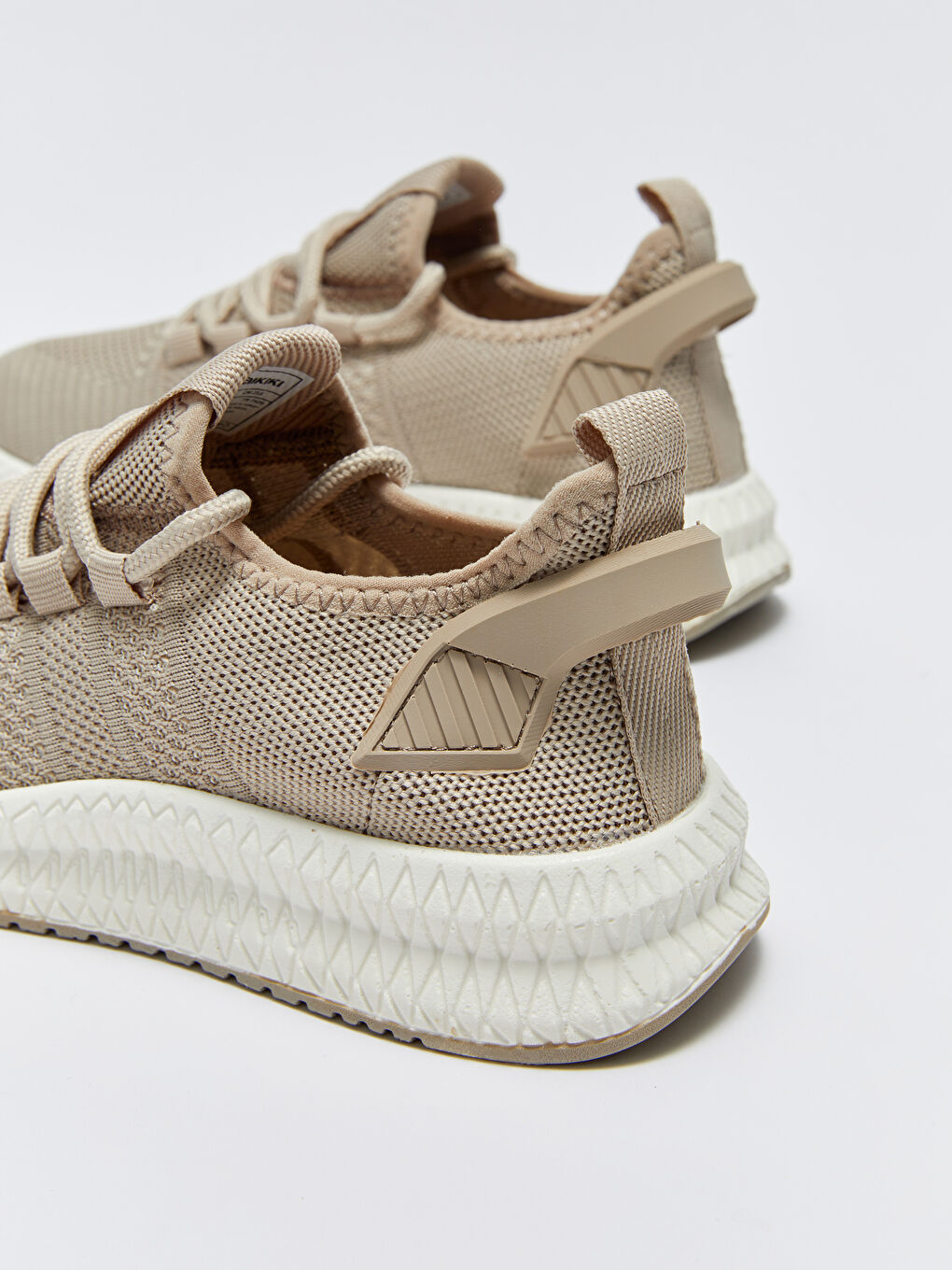 Bej File Detaylı Kadın Spor Ayakkabı-4