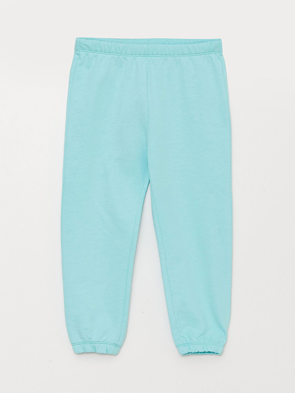 Turkuaz Beli Lastikli Basic Kız Bebek Eşofman Alt