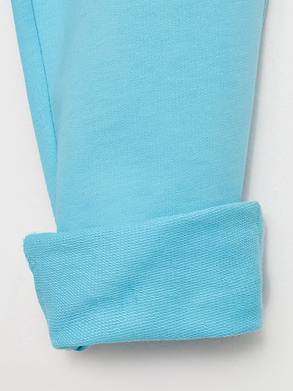 Turkuaz Beli Lastikli Basic Kız Bebek Eşofman Alt-2