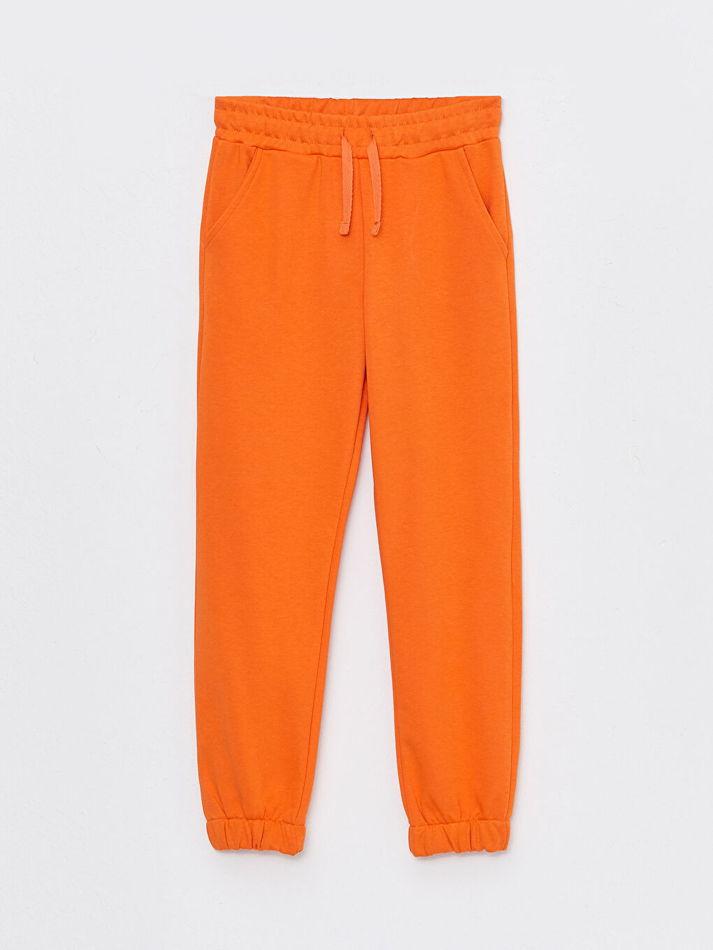 Elastic Waist Basic Girls' Jogger Sweatpants-2