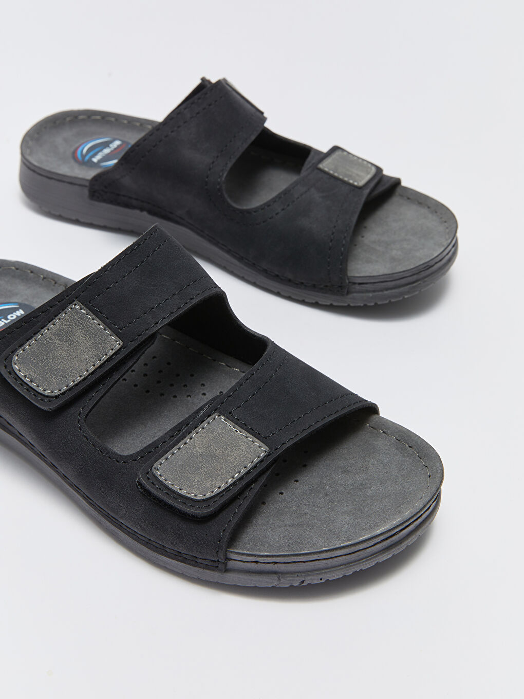 LCW STEPS Çift Bantlı Cırt Cırtlı Erkek Terlik -S3AT03Z8-HUC