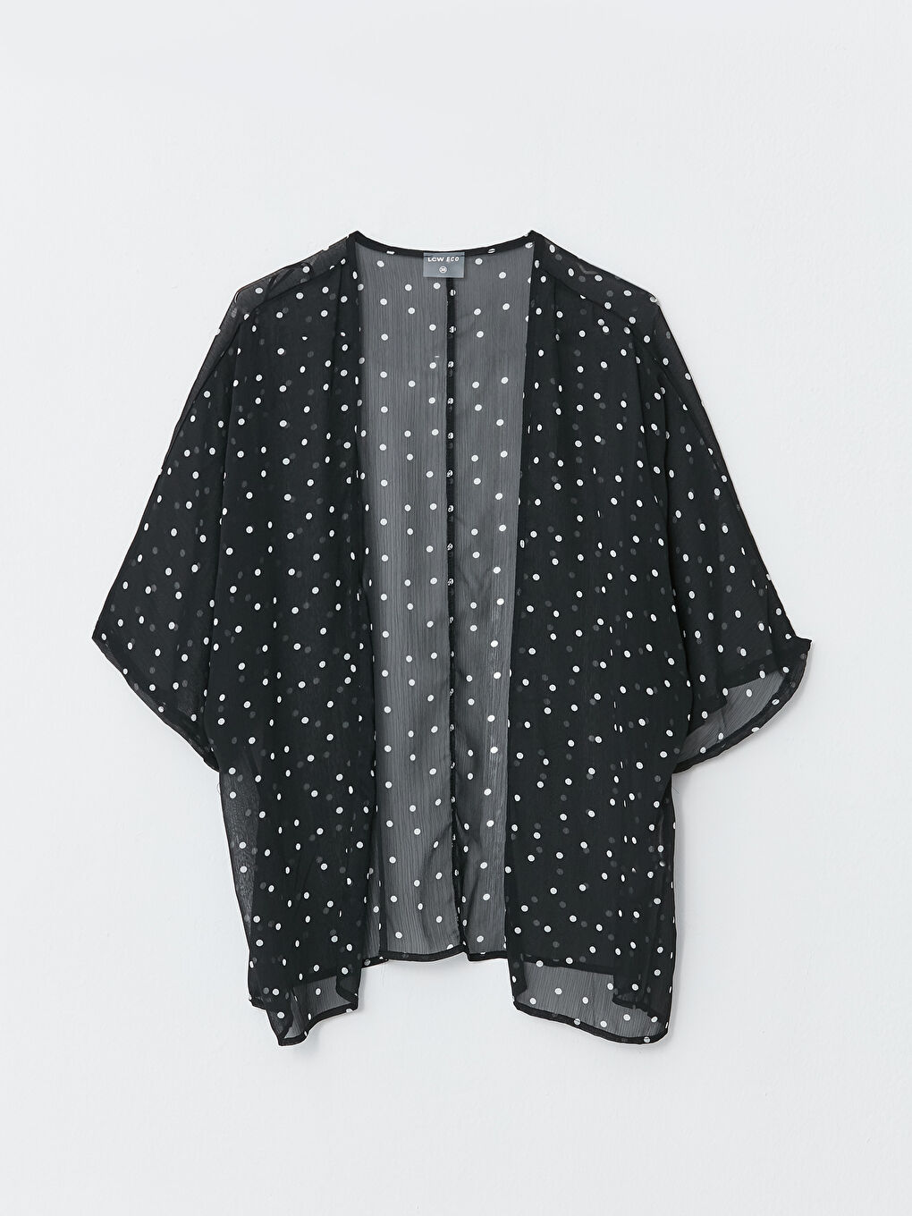 Shawl Collar Patterned Women's Kimono -S3AT25Z8-SW5