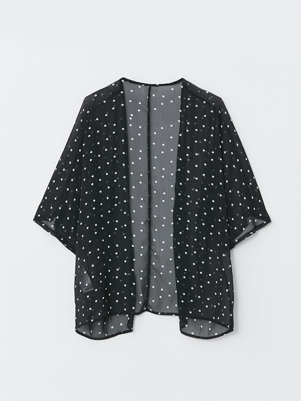 Shawl Collar Patterned Women's Kimono -S3AT25Z8-SW5