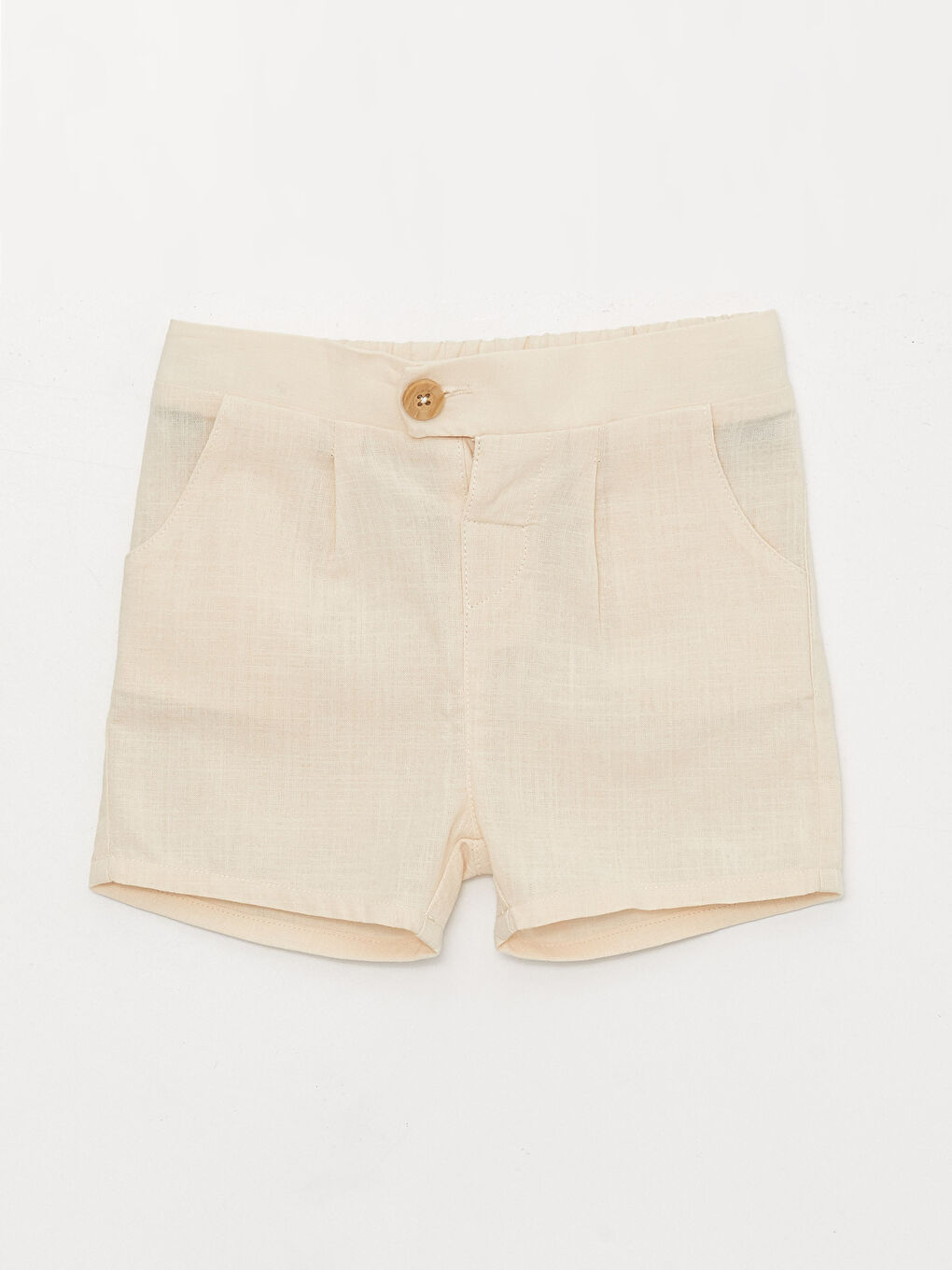 Yeşil Kısa Kollu Desenli Erkek Bebek Gömlek ve Şort 2'li Takım-2