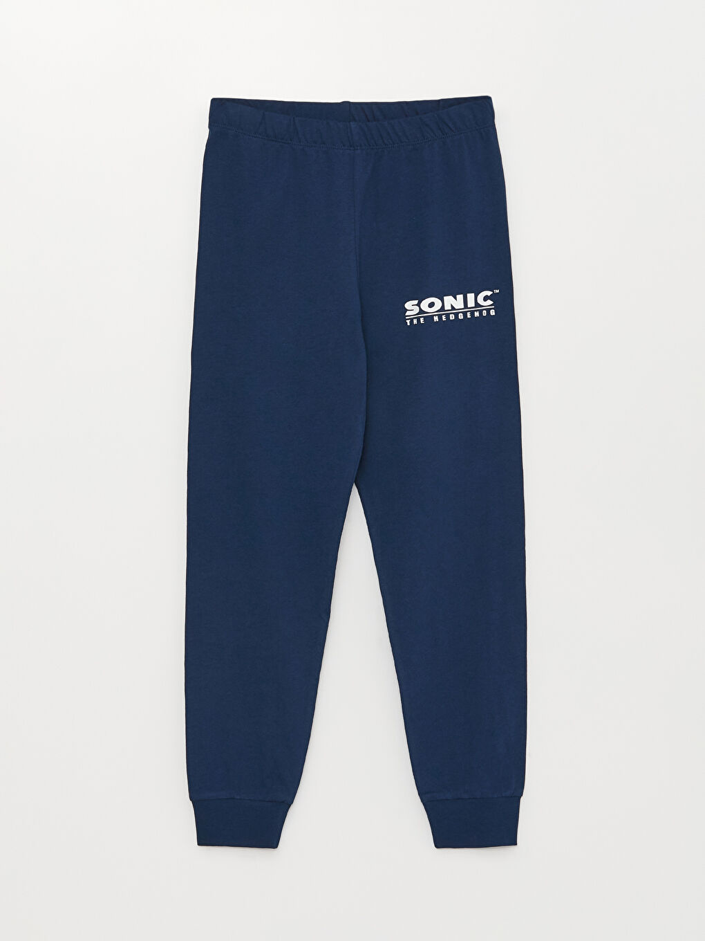 Crew Neck Sonic Printed Long Sleeve Boys' Pyjama Set-2