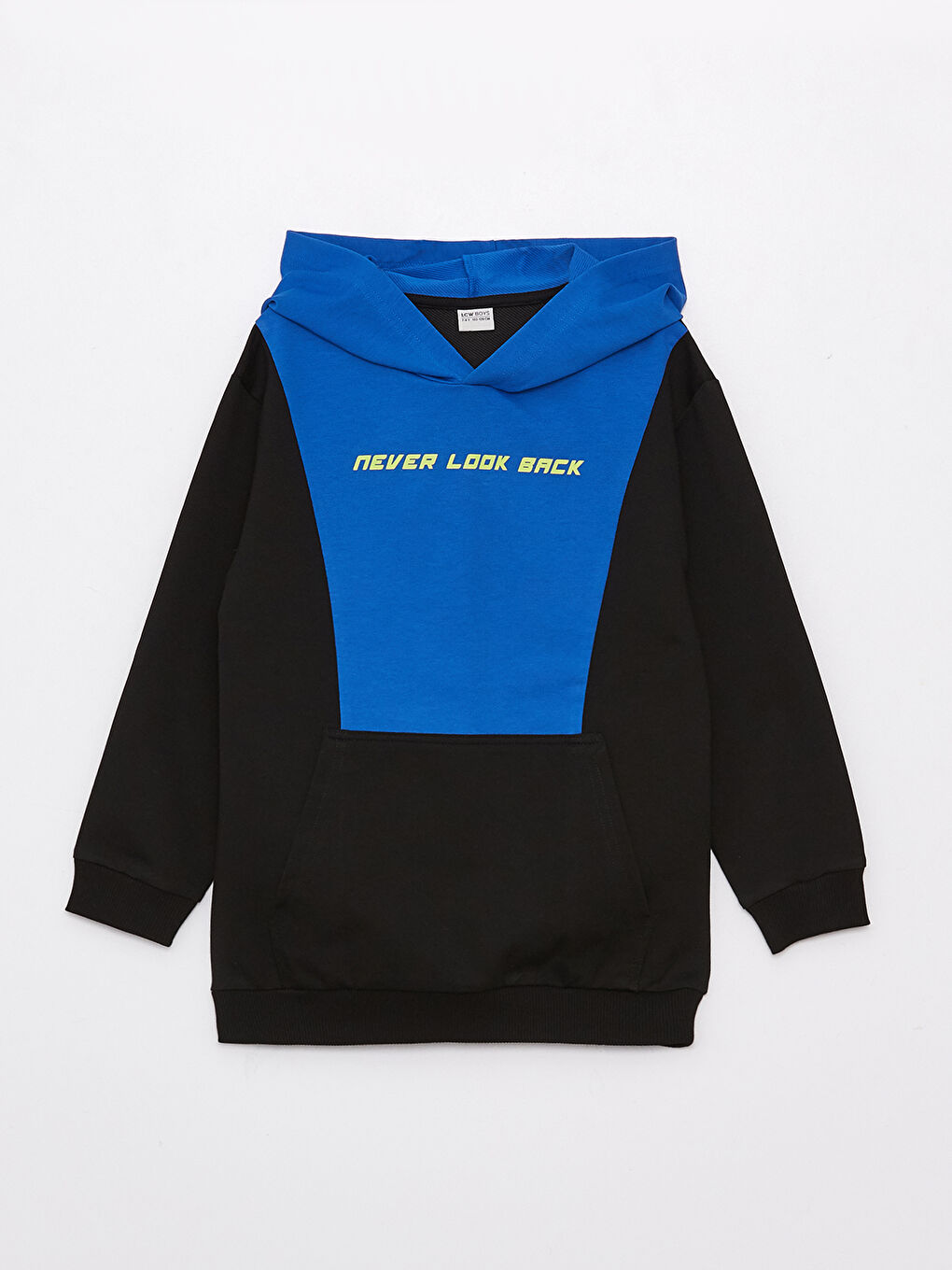 Ұлдарға арналған принтті капюшонды ұзын жең свитшот