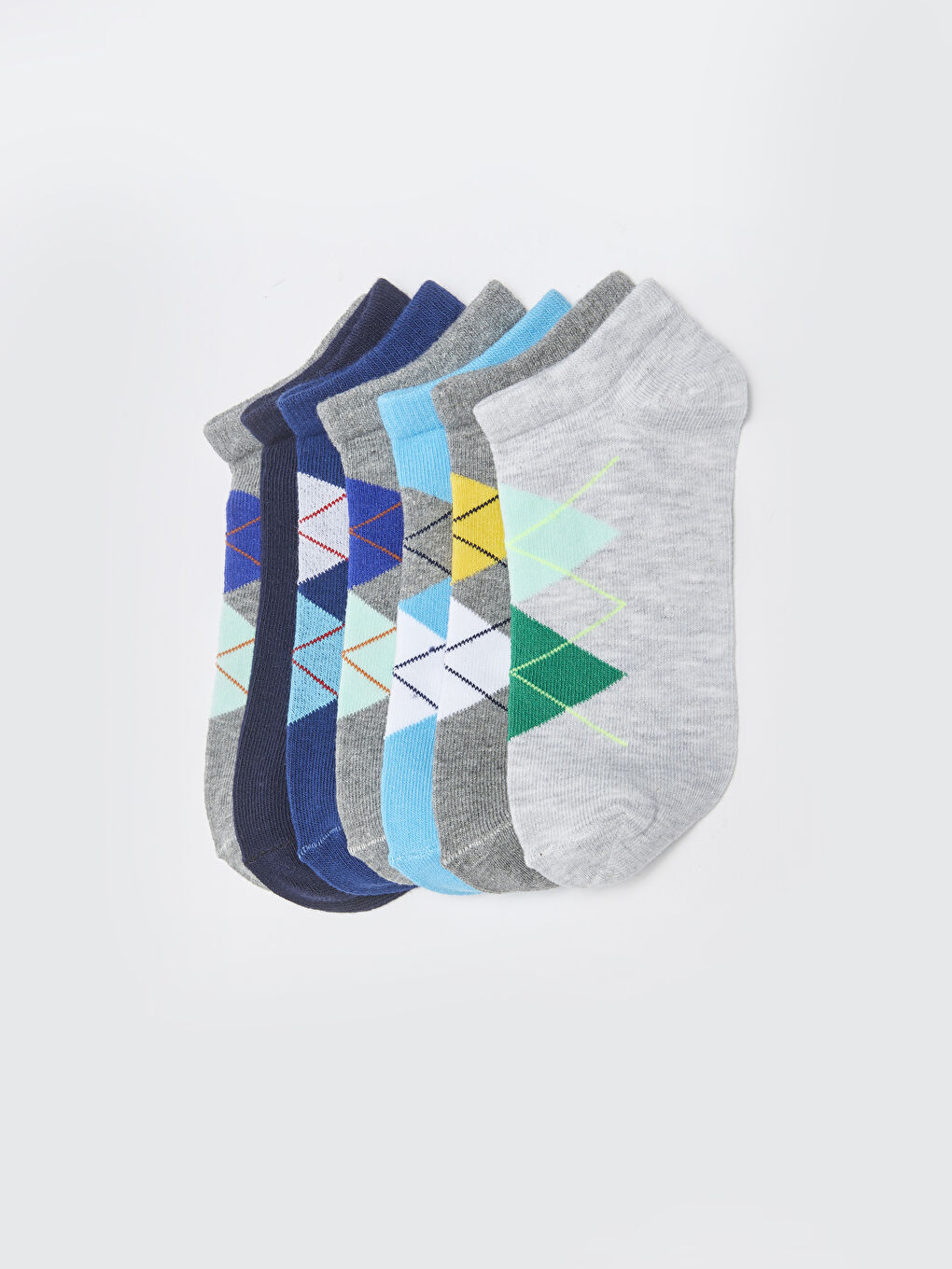 Өрнекті ұлдарға арналған тобық шұлықтары 7 данадан тұратын-1