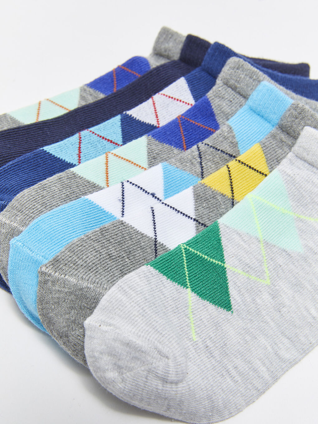 Өрнекті ұлдарға арналған тобық шұлықтары 7 данадан тұратын-2