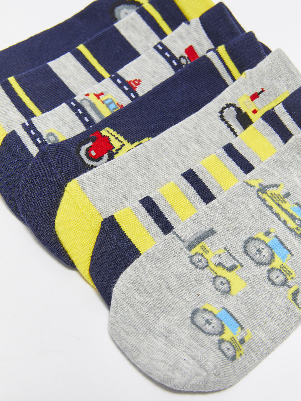 Karışık Desenli Erkek Çocuk Patik Çorap 7'li-2